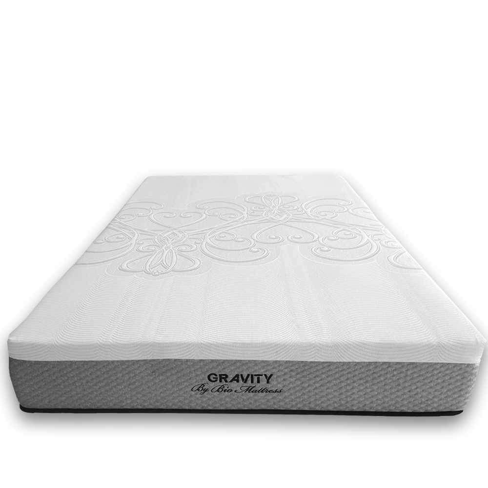 Colchon Individual Memory Foam Con Gel Gravity En Caja Bio Mattress
