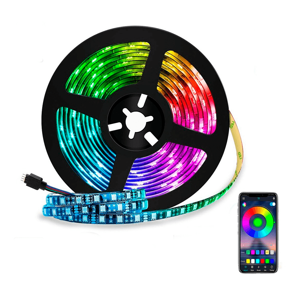 Tira Led Bluetooth 6.5 Ft/2m Luces Led Controlada Por App USB