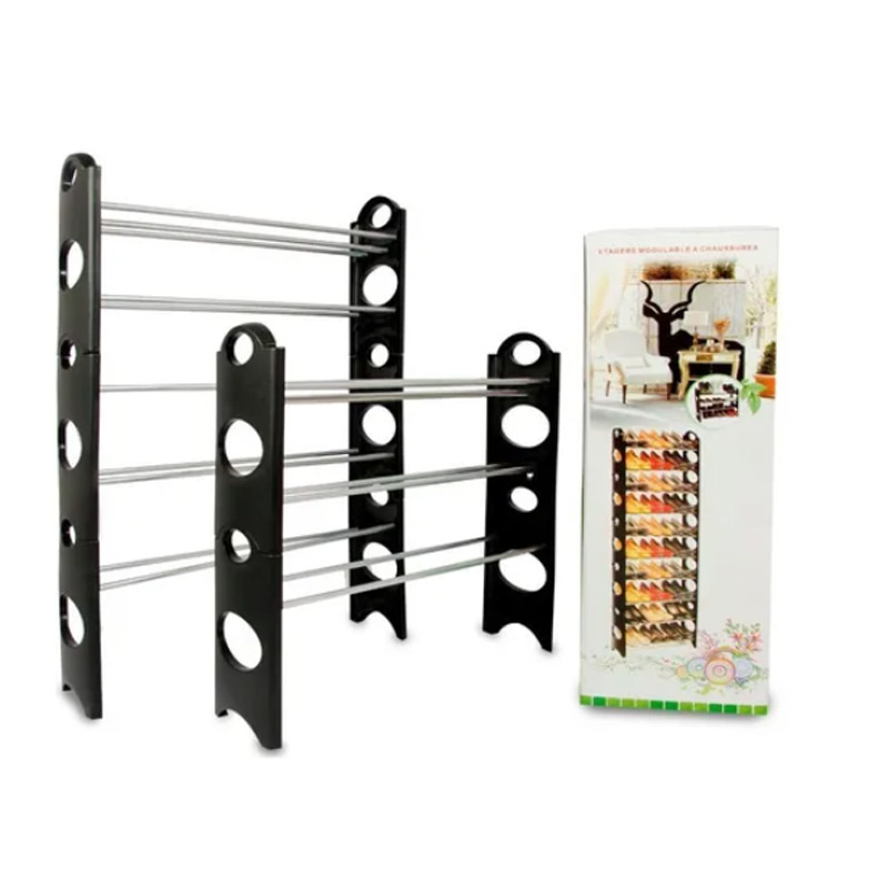 Rack Zapatera Rack 30 pares 10 Niveles Organizador Mueble Facil Armado Rack 
