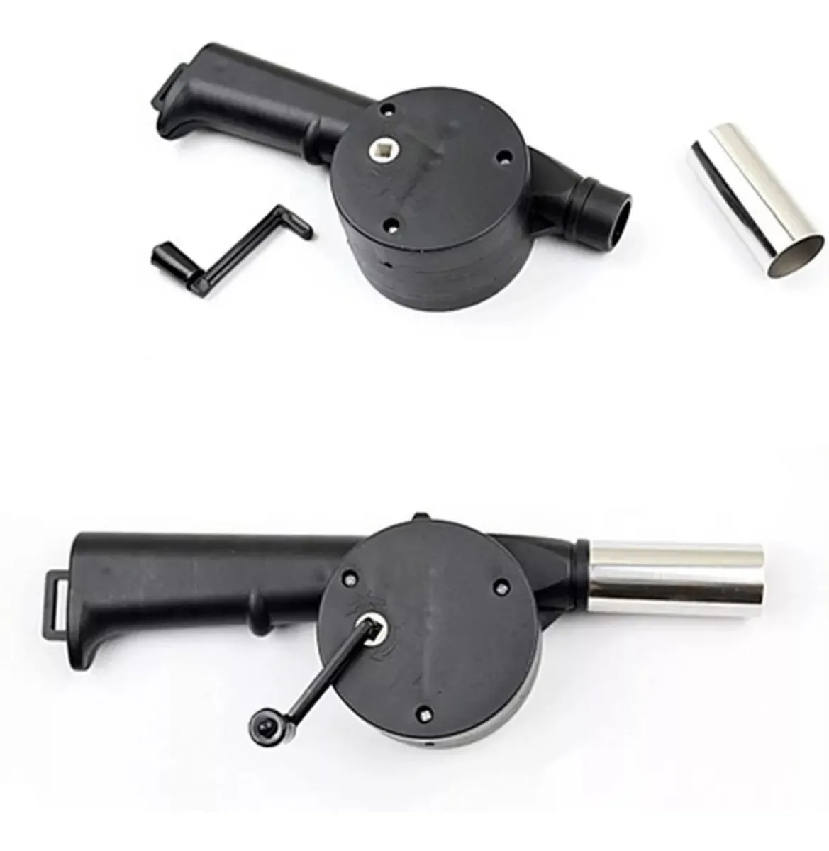 Soplador manual de carbón Tramontina 26479/100 de polipropileno y acero inoxidable END1D