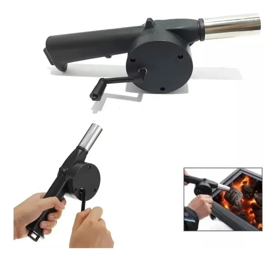 Soplador manual de carbón Tramontina 26479/100 de polipropileno y acero inoxidable END1D