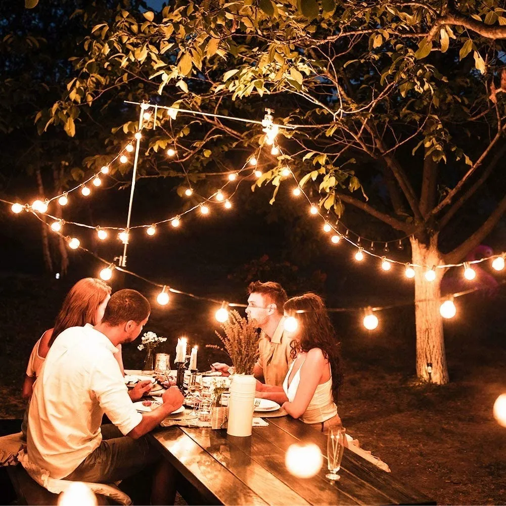 Guirnalda De Luces 7.62 Metros 25 Focos G40 Impermeable