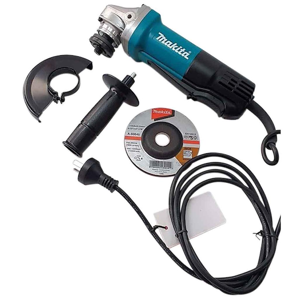 Mini Esmeriladora 4-1/2 840w 7.5amp Makita 9557hpg