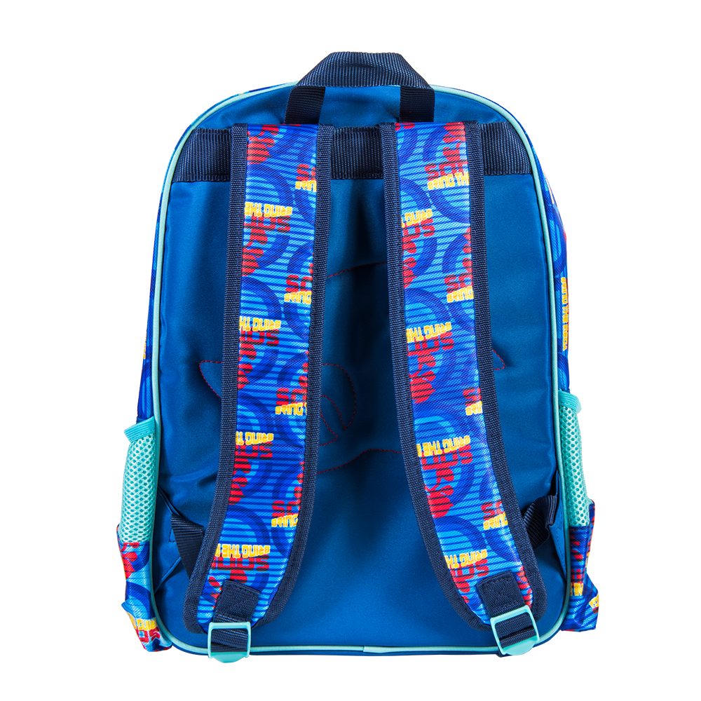 Mochila Escolar Sonic 16 Acabados Rojos Diseño 3d  Run Away