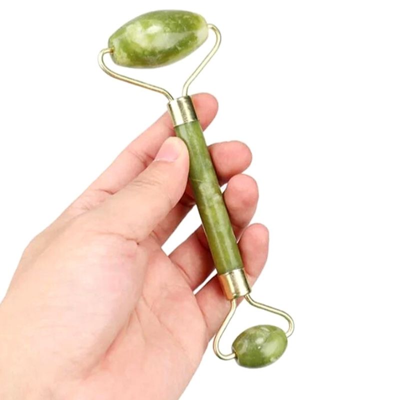 Rodillo de Jade para masaje facial anti edad, LBP 