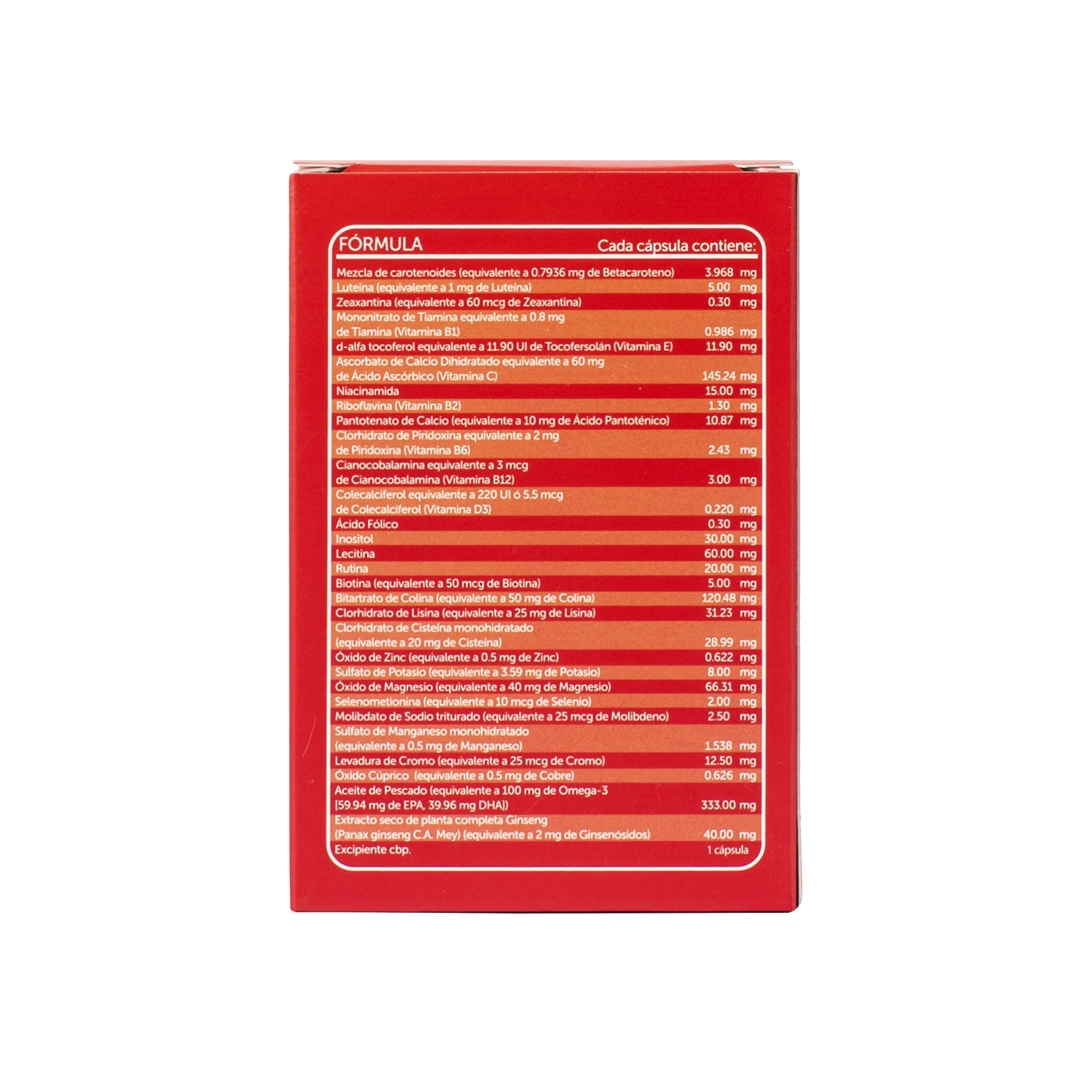 Evervital Redntense Medicamento herbolario 90 cápsulas.