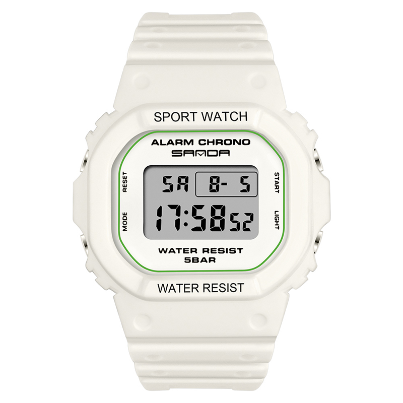Reloj Digital Deportivo Sanda 293 con Alarma y Cronometro para Mujer y Hombre