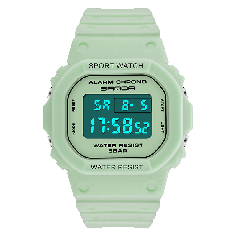 Reloj Digital Deportivo Sanda 293 con Alarma y Cronometro para Mujer y Hombre