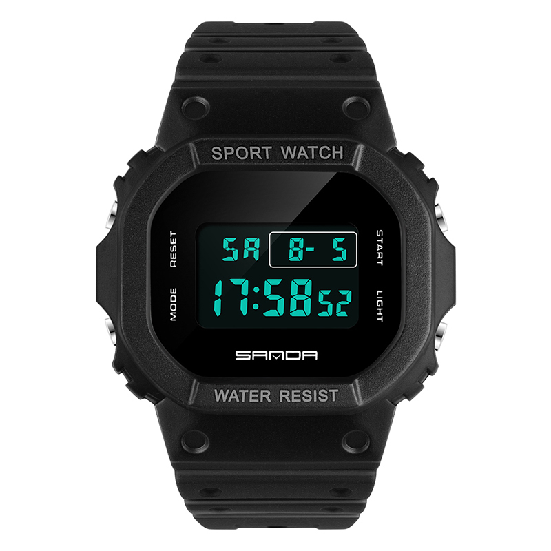 Reloj Digital Deportivo Sanda 293 con Alarma y Cronometro para Mujer y Hombre