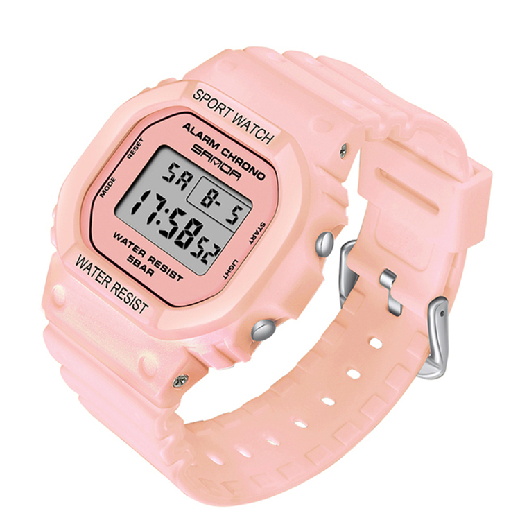 Reloj Digital Deportivo Sanda 293 con Alarma y Cronometro para Mujer y Hombre