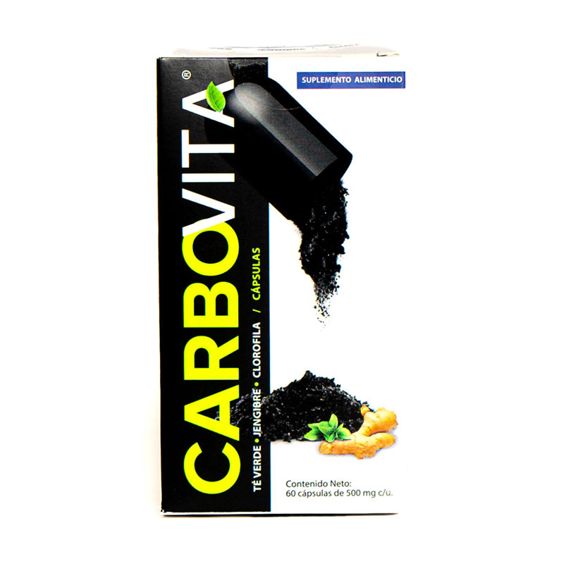 Carbovita 60 Cápsulas Suplemento Alimenticio