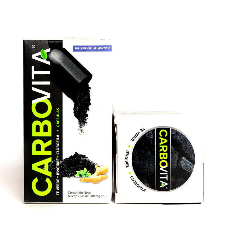 Carbovita 60 Cápsulas Suplemento Alimenticio