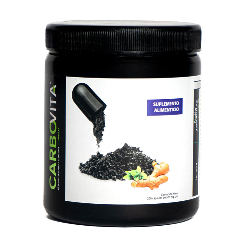 Carbovita 200 Cápsulas Suplemento Alimenticio