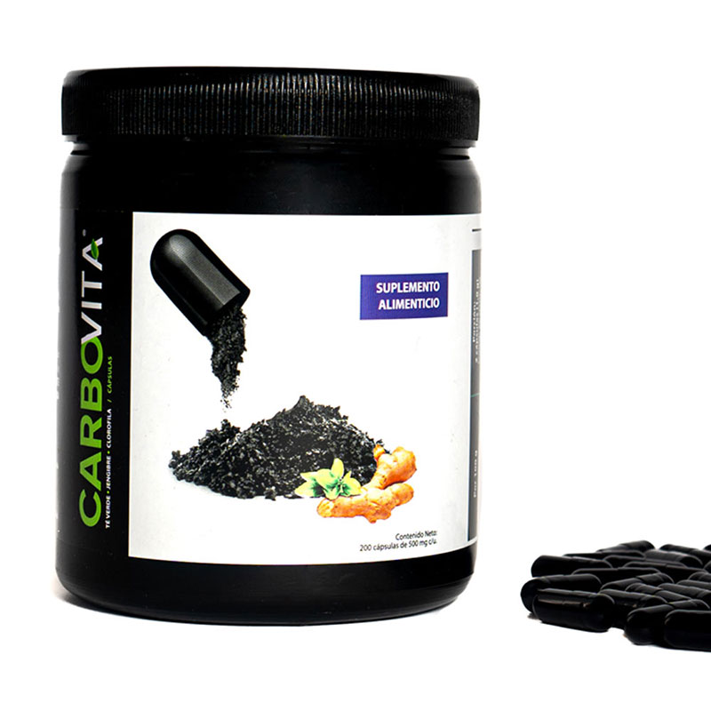 Carbovita 200 Cápsulas Suplemento Alimenticio