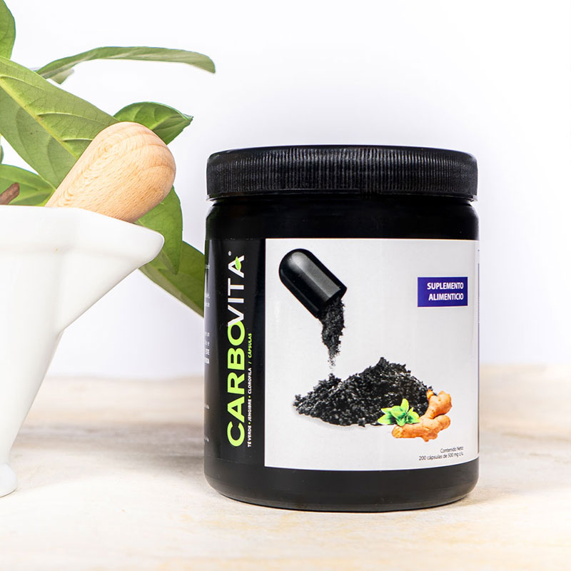 Carbovita 200 Cápsulas Suplemento Alimenticio