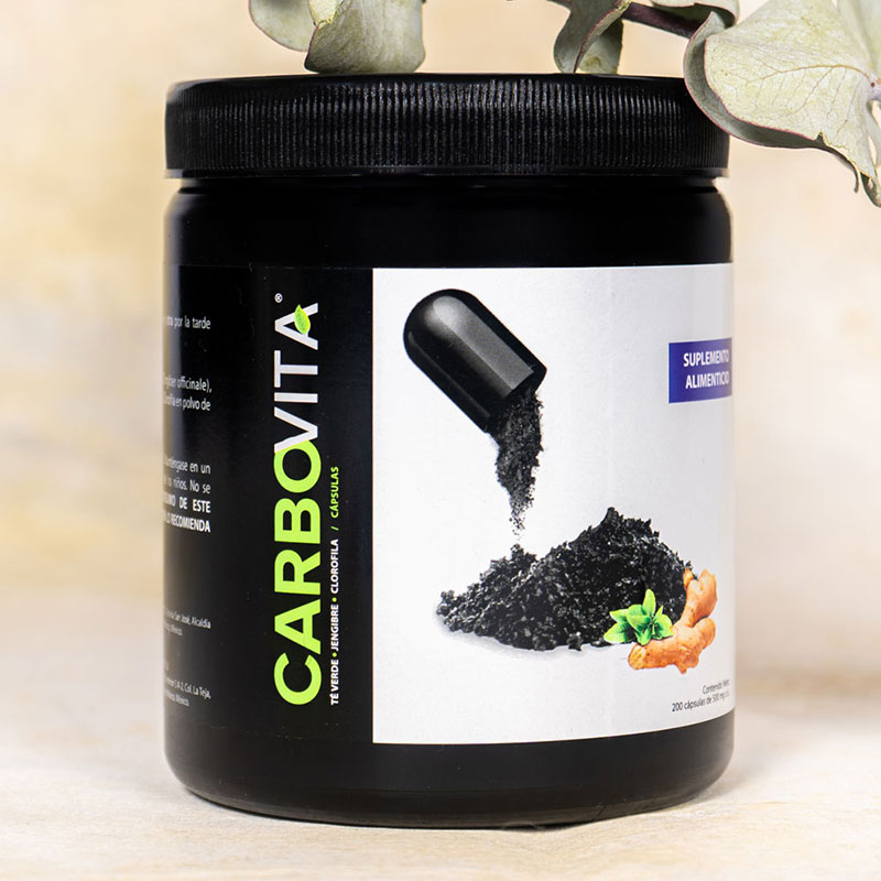 Carbovita 200 Cápsulas Suplemento Alimenticio