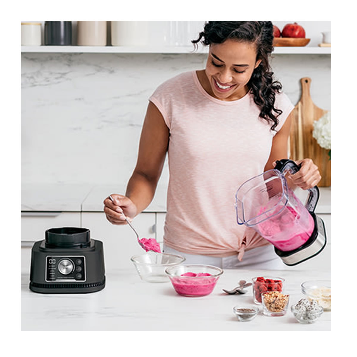 Licuadora con Sistema de Procesador Ninja Food CO351B CST