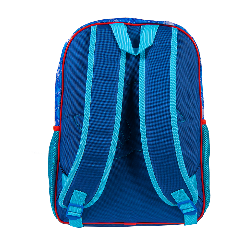 Mochila Escolar Sonic 14" Pulgadas Diseño 3d Speed Run