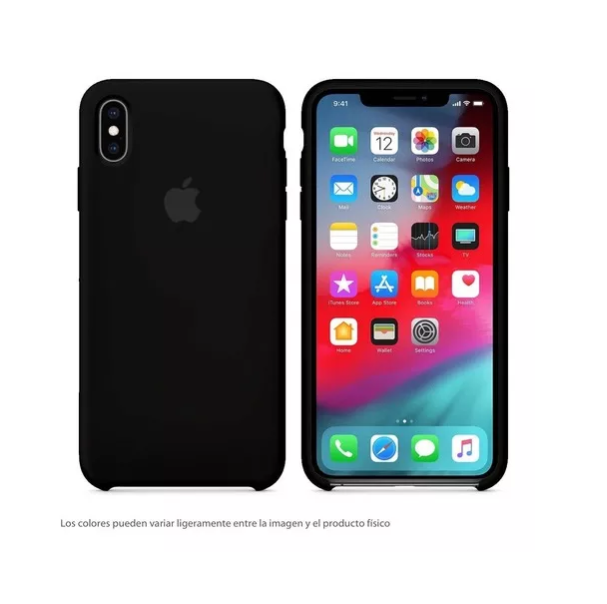 Case iPhone Negro X/Xs Logo Funda Protector