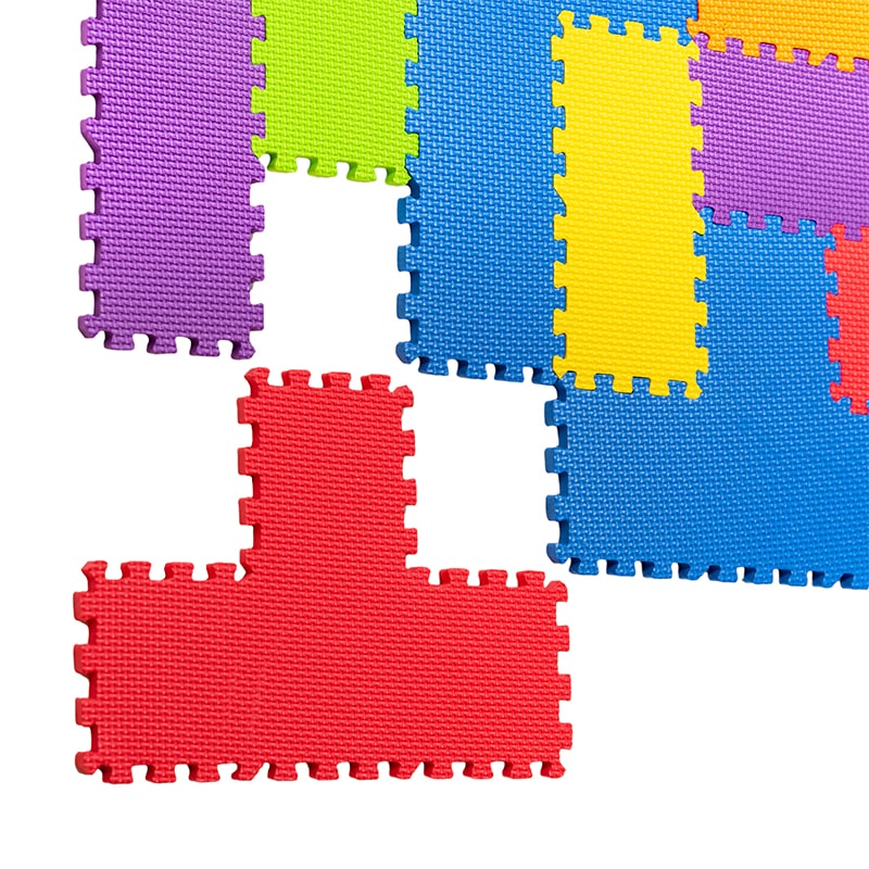 Tapete para Bebé Diseño Tetriz | Piso Infantil de Juego | Tapetes de Espuma 1.2X1.2 mts