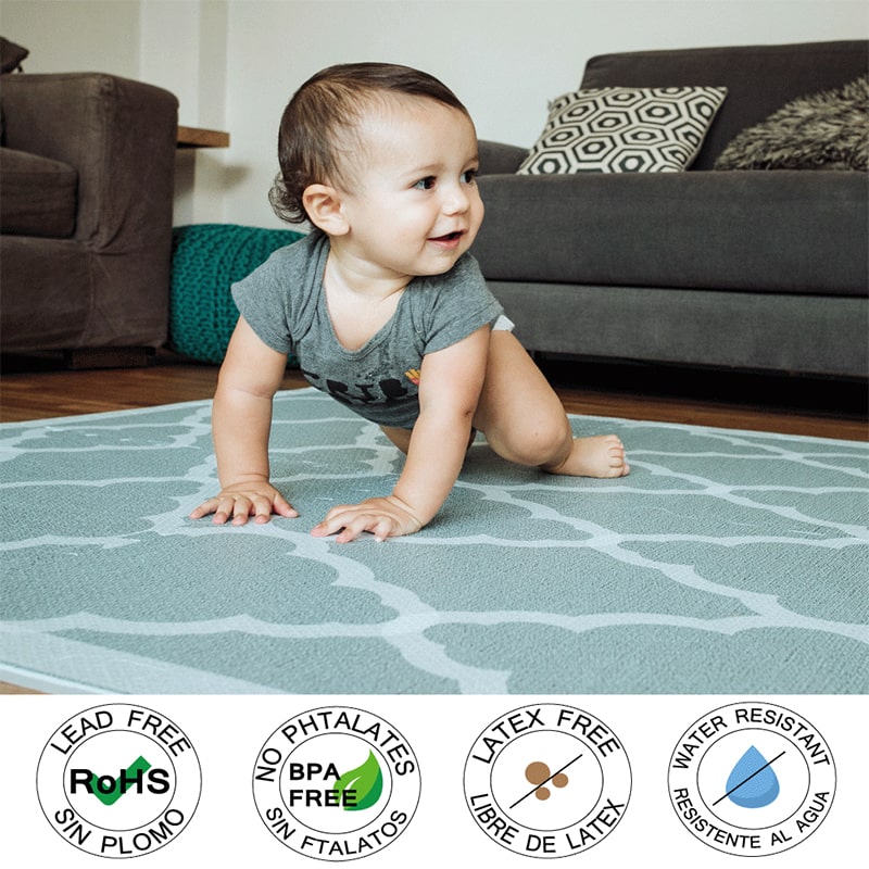 Tapete para Bebé Diseño Clásico 1.20 x 1.80 mts | Piso Infantil de Juego | Tapetes de Espuma 1.20x1.80mts