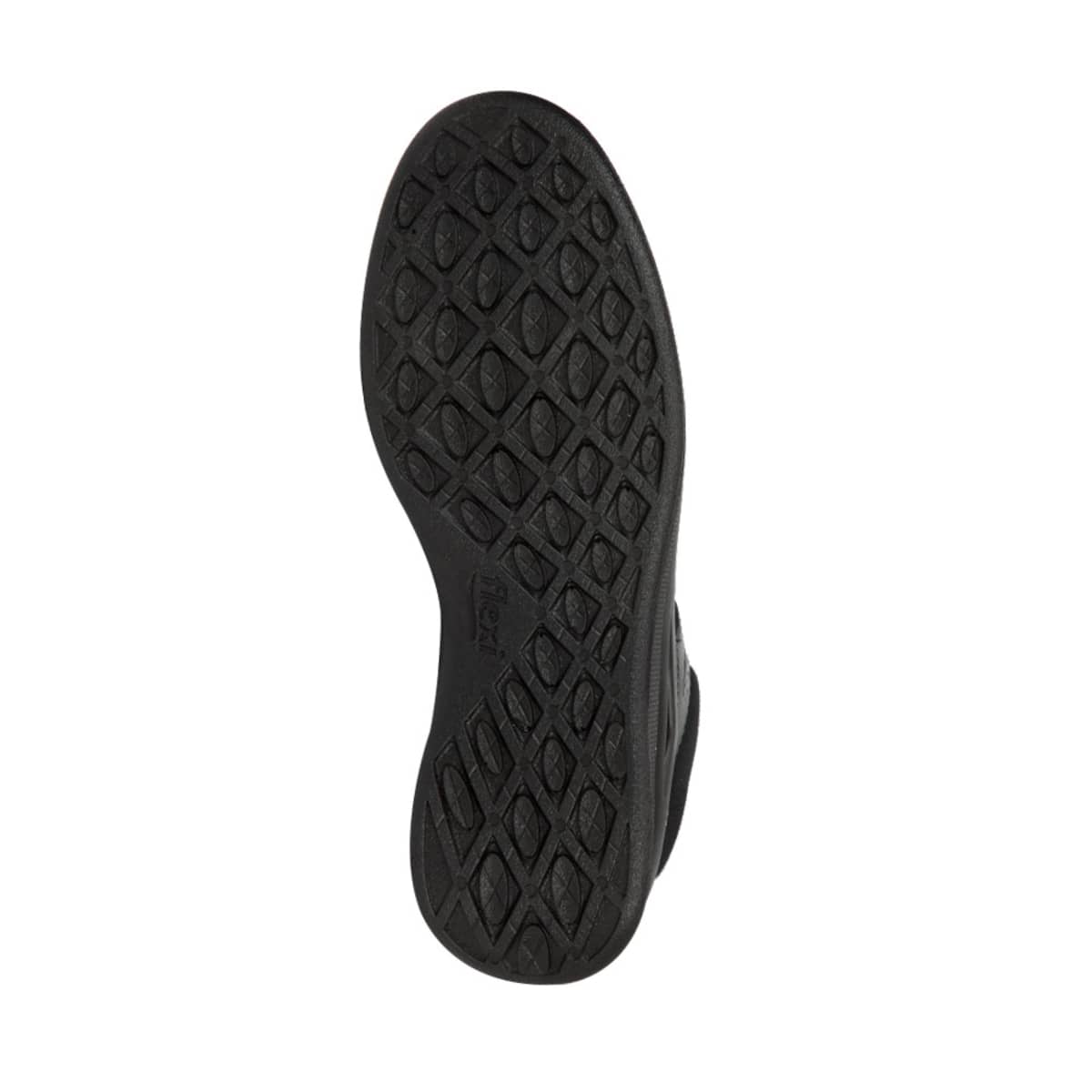Botín Confort Flexi negro para mujer, super cómodo, ajuste de agujetas, mod. 1004538