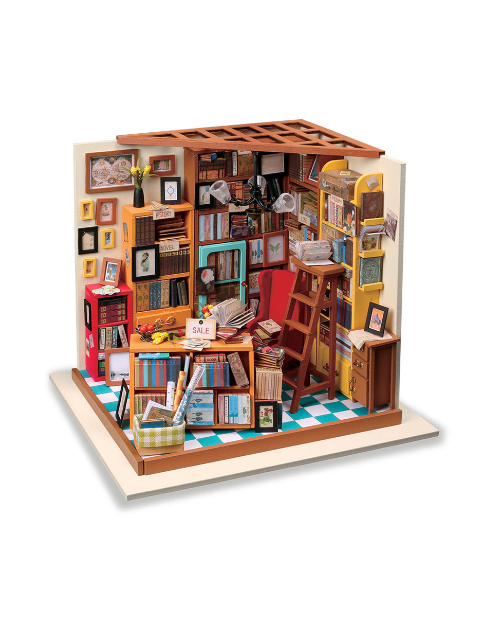 Rompecabezas Casa Miniatura Estudio Sam Robotime Madera