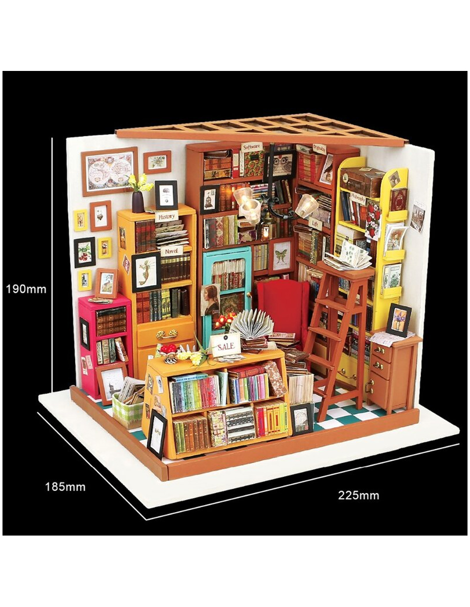 Rompecabezas Casa Miniatura Estudio Sam Robotime Madera