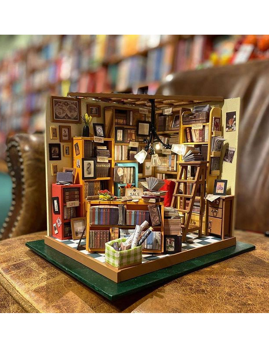 Rompecabezas Casa Miniatura Estudio Sam Robotime Madera