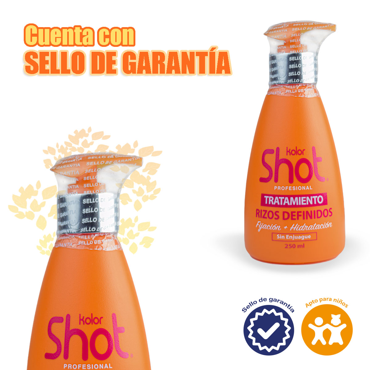 Tratamiento Activador Rizos Definidos Kolor Shot Hidratación + Fijación 250ml