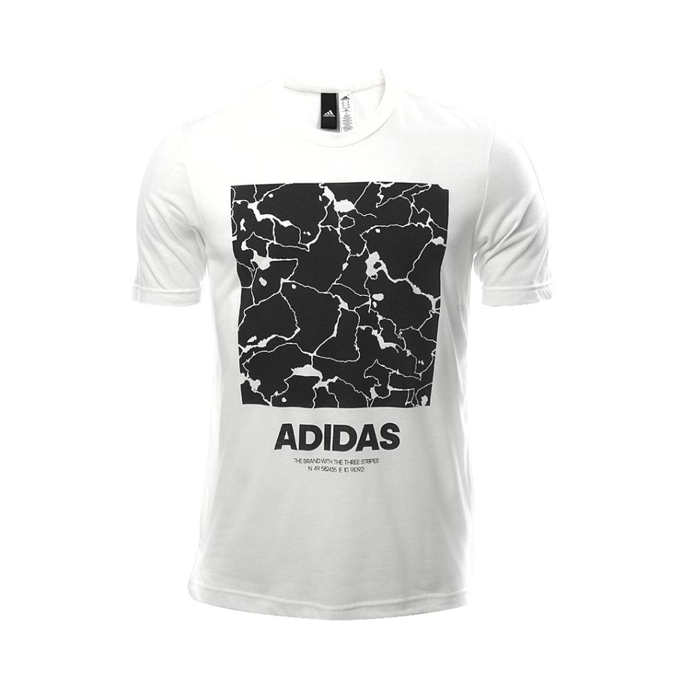 Playera Adidas Structure Blanco Hombre Original B45752