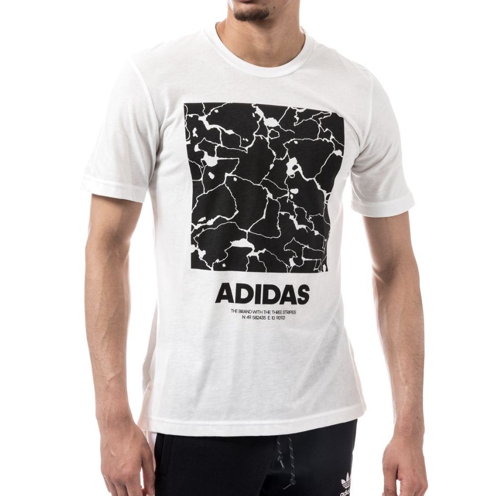 Playera Adidas Structure Blanco Hombre Original B45752