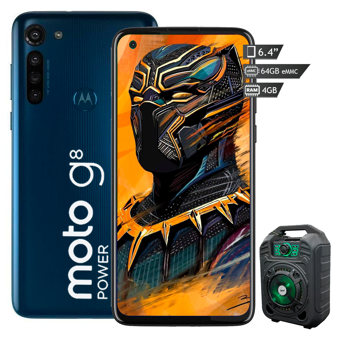 Celular Motorola Moto G8 Power | 64GB 4GB + Bocina