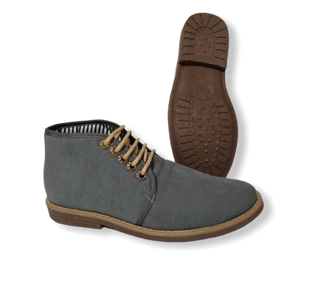 Botines Casuales De Hombre QUIN Footwear Color Gris Estilo Chukka
