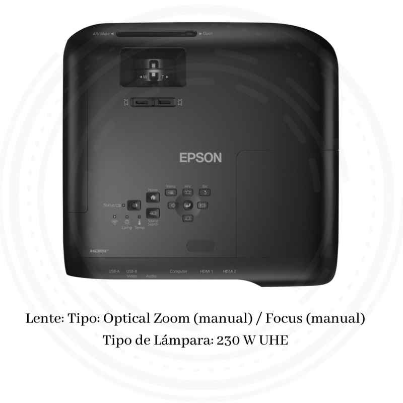 Videoproyector Epson PowerLite FH52+ 3LCD 4000 Lúmenes Resolución 1920x1080 HDM