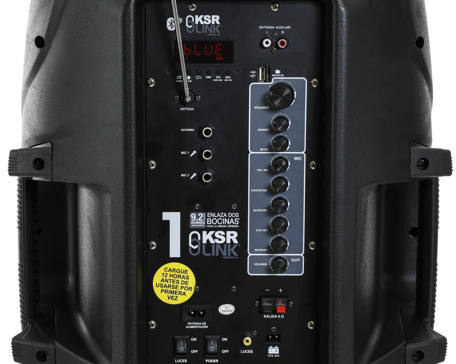 Paquete Bafles sistema de audio doble Kaiser PAK-9015 tecnología KSR-Link 15, 26,900 W PMPO END15D**