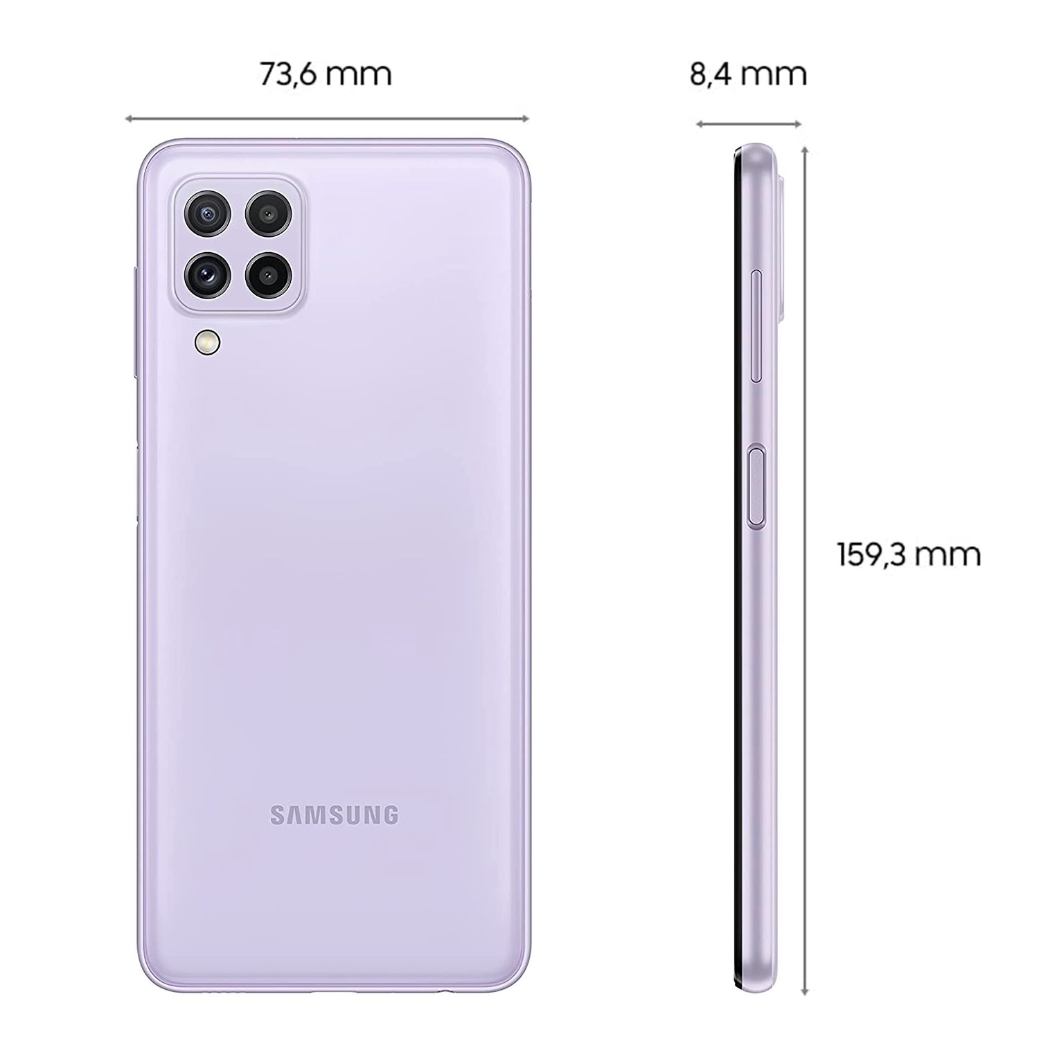 Celular Samsung Galaxy A22 128GB 4GB - 48mp - Violeta