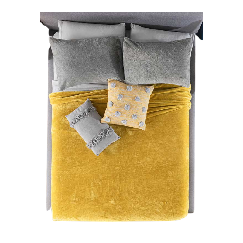 COBERTOR LIGERO MOSTAZA