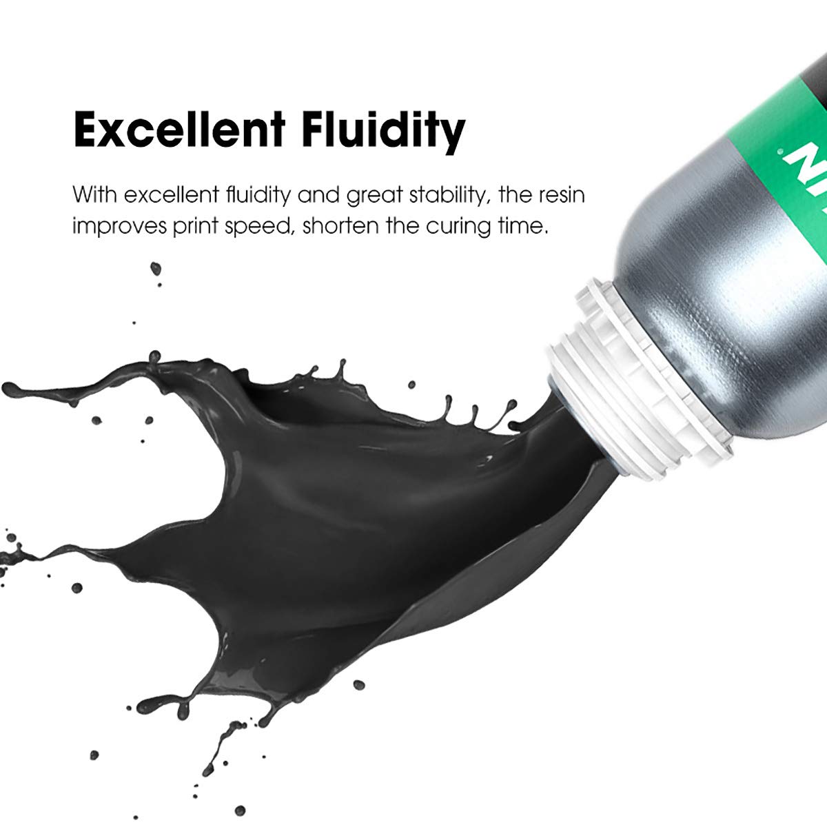 Resina 3d Esun Estandar Lcd Uv 405nm Negra Para Impresora 3d