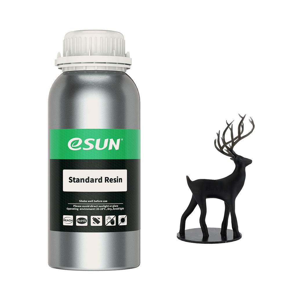 Resina 3d Esun Estandar Lcd Uv 405nm Negra Para Impresora 3d