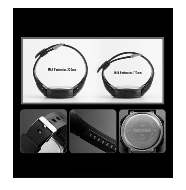 RELOJ DEPORTIVO SKMEI 1301 PRUEBA DE AGUA BLUETOOTH PODÓMETRO
