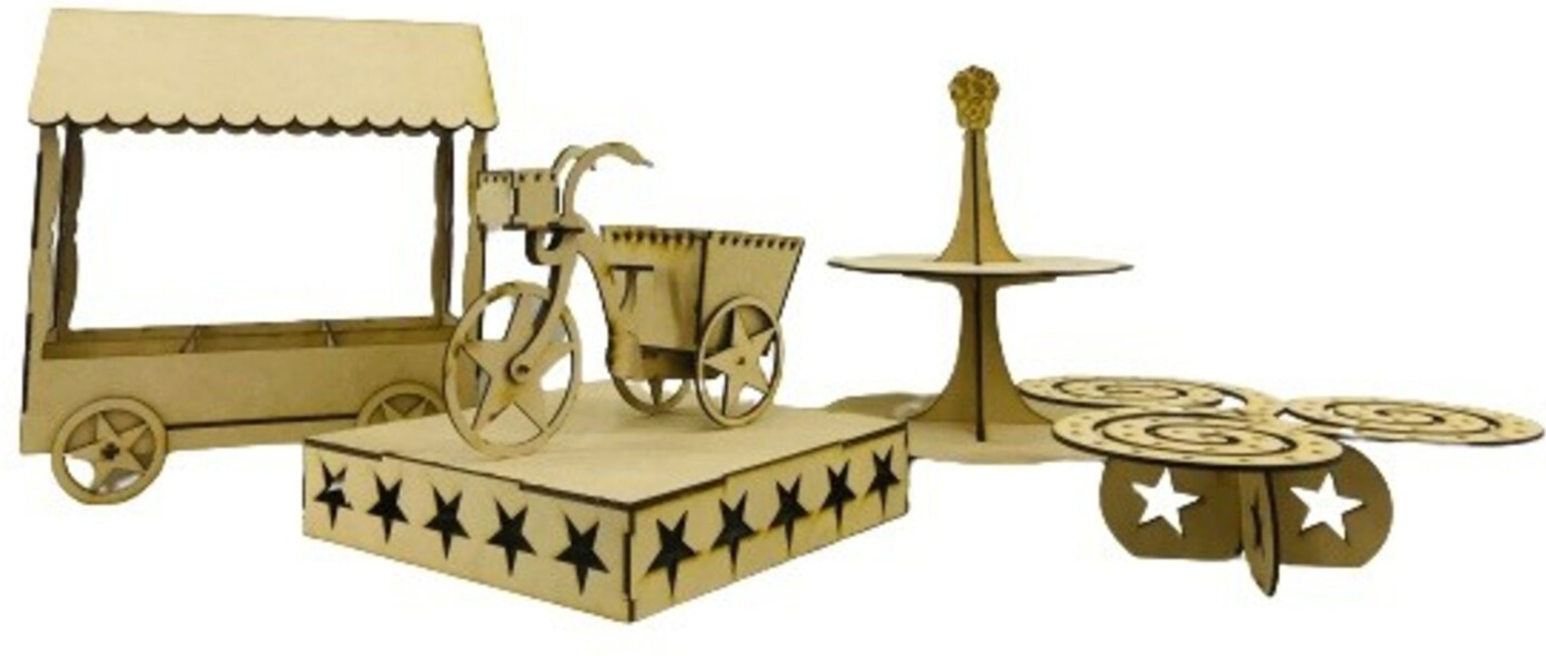 Mesa De Postres, Mesa De Dulces, Candy Bar, Cupcake, en forma e estrella