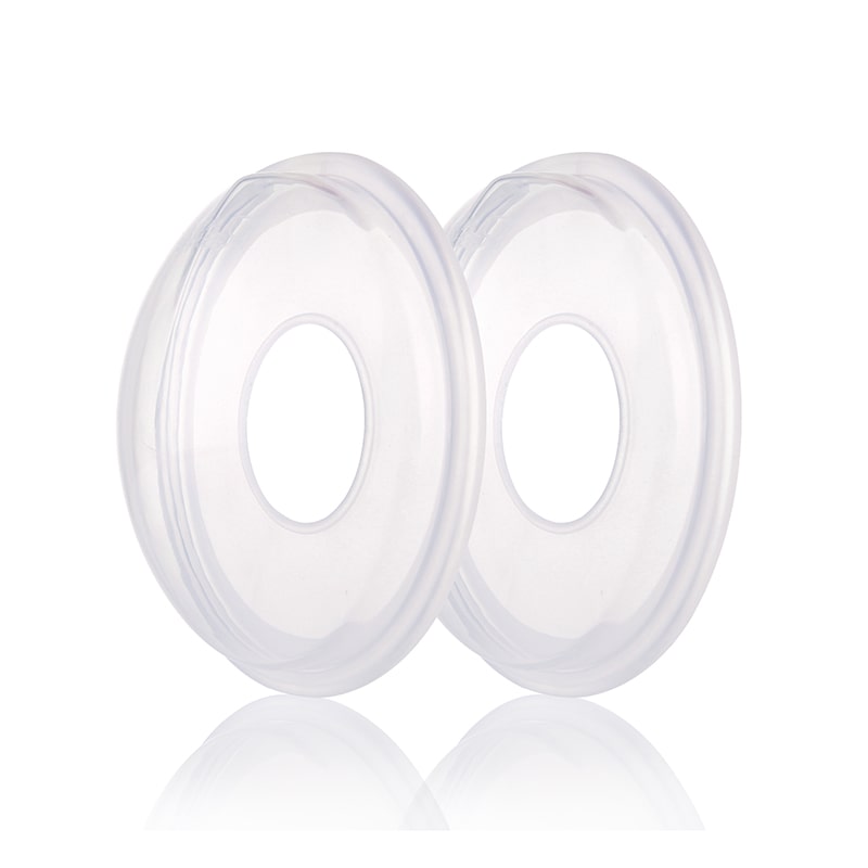 Conchas Colectoras de Leche Materna/Conchas Protectoras de Pezones de Silicón Ultra Suave Grado Alimenticio Libre de BPA (Two Pack)