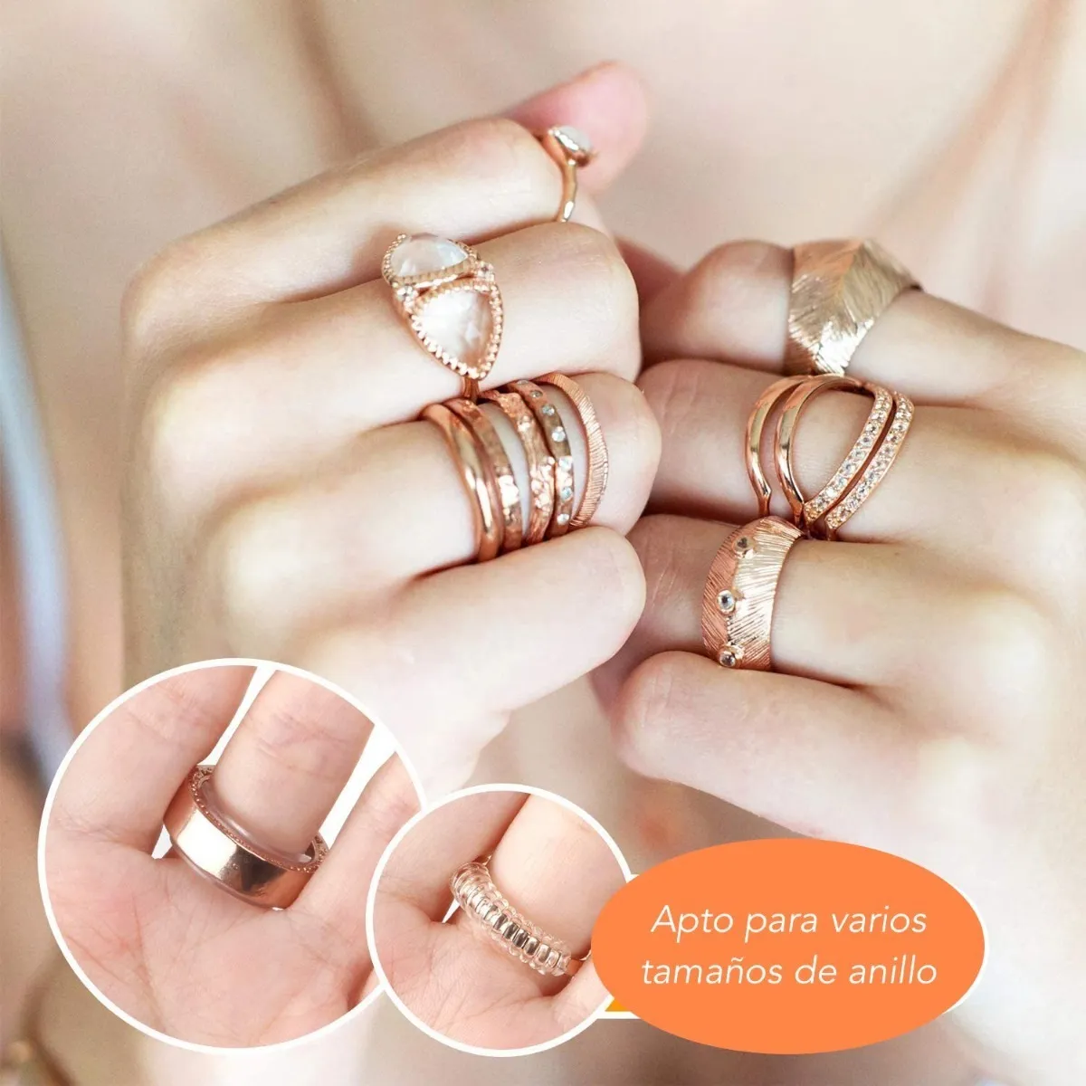 Accesorio Reductor De Tamaño Para Anillo Ajustador De Tallas CH M G EX 1 pz.