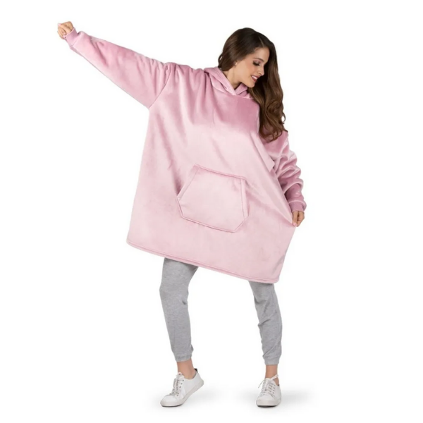 Sudadera Gigante de Borrega Esquimo Rosa