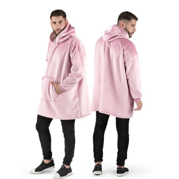 Sudadera Gigante de Borrega Esquimo Rosa