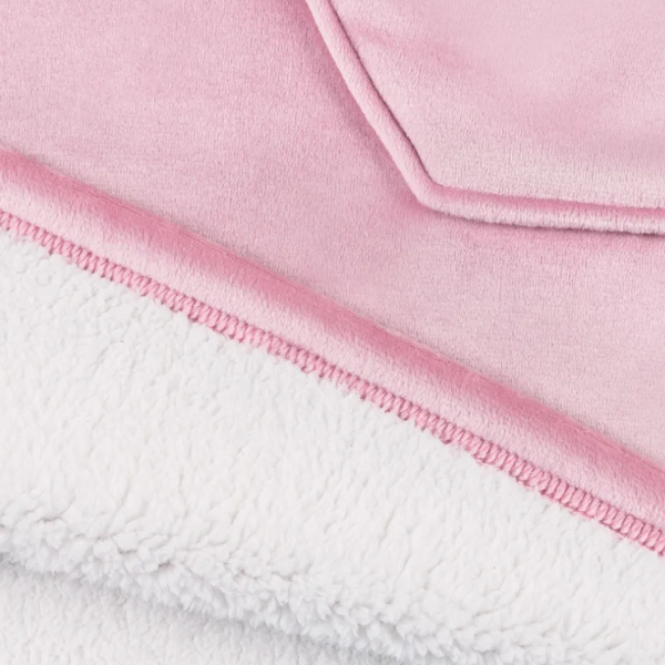 Sudadera Gigante de Borrega Esquimo Rosa