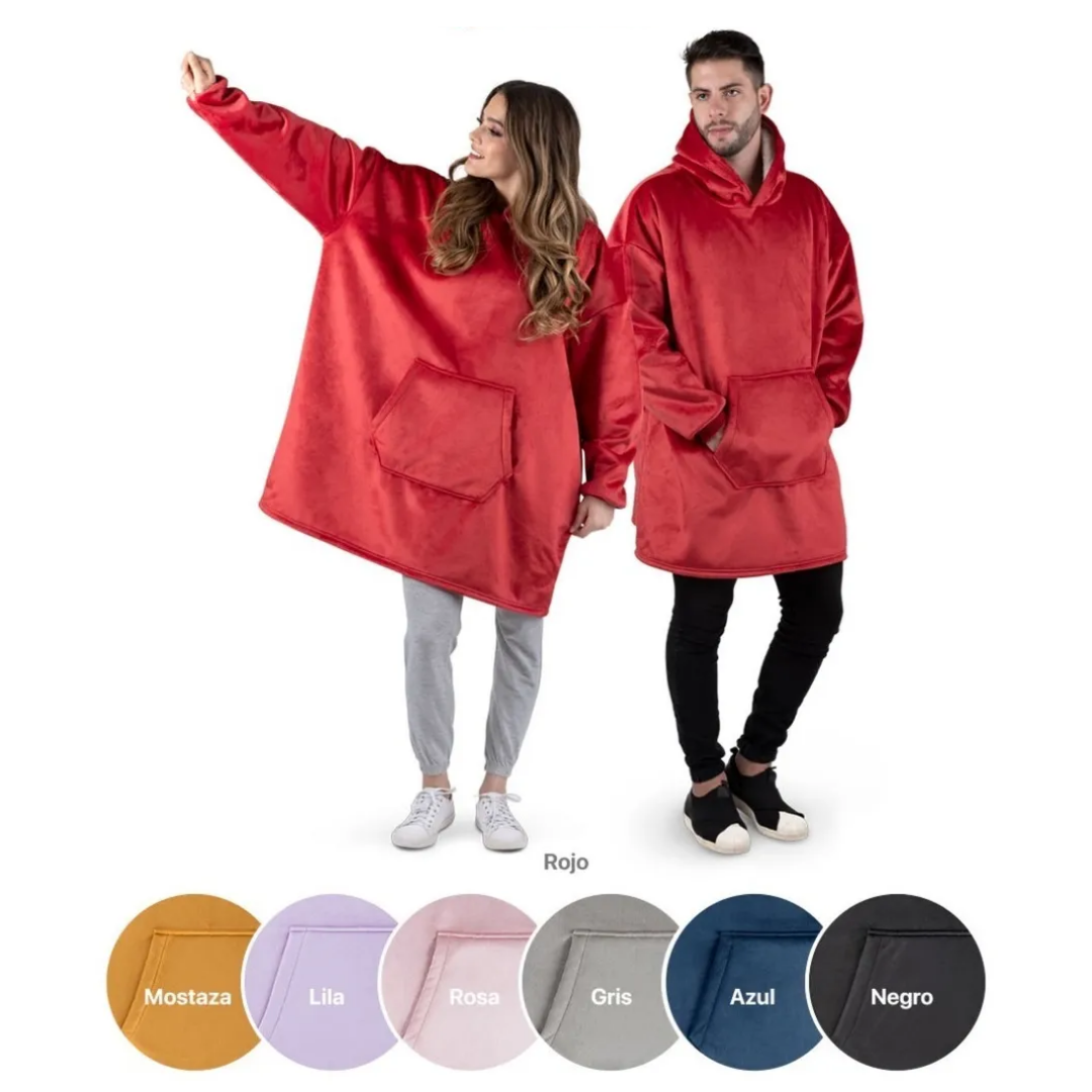 Sudadera Gigante de Borrega Esquimo Rojo