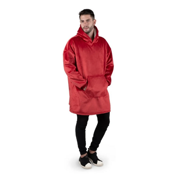 Sudadera Gigante de Borrega Esquimo Rojo