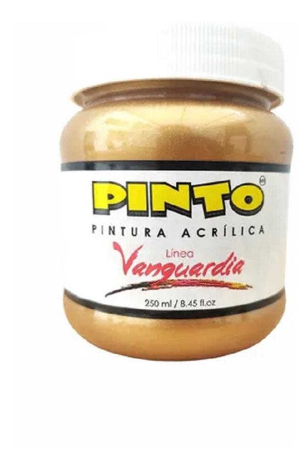 Pintura Acrílica Oro Real Base Agua 250ml Pinto